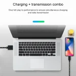 2m Nylon Netting USB Data Transfer Charging Cable For iPhone, iPad - Image 5
