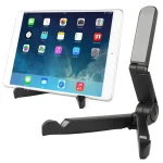Piega Portatile Stand, Fold up Stand, For iPad, Galaxy, Huawei, Xiaomi, LG and Other 7 inch to 10 inch Tablet(Black) - Image 2
