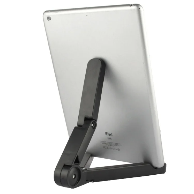 S-IPAD-0750_2.webp Piega Portatile Stand, Fold up Stand, For iPad, Galaxy, Huawei, Xiaomi, LG and Other 7 inch to 10 inch Tablet(Black) - Image 3