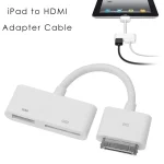 Digital AV HDMI Adapter to HDTV For New iPad (iPad 3) / iPad 2 / iPad / iPhone 4 & 4S / iPod Touch 4(White) - Image 4
