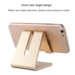 Aluminum Stand Desktop Holder for iPad, iPhone, Galaxy, Huawei, Xiaomi, HTC, Sony, and other Mobile Phones or Tablets - Image 3