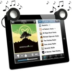 3.5mm Stereo Silicone Mini Mobile Clip Speaker for New iPad (iPad 3) / iPad 2 / iPhone 4 & 4S / Tablet PC / Laptop, White - Image 2