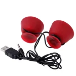 3.5mm Stereo Mini Mobile Speaker for New iPad (iPad 3) / iPad 2 / iPhone 5 / iPhone 4 & 4S / Tablet PC / Laptop, Red - Image 4