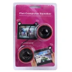 3.5mm Stereo Mini Mobile Speaker for New iPad (iPad 3) / iPad 2 / iPhone 5 / iPhone 4 & 4S / Tablet PC / Laptop, Red - Image 6
