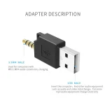 For iPod shuffle 3rd / 2nd USB Data Dock Charger Adapter, Length: 4.6cm - Image 2