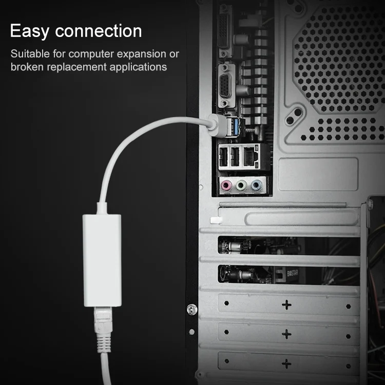 S-MAC-0232_6.webp High Speed USB 2.0 Fast Ethernet Adapter(White) - Image 7