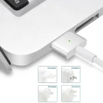 A1435 60W 16.5V 3.65A 5 Pin MagSafe 2 Power Adapter for MacBook, Cable Length: 1.6m, US Plug(White) - Image 6