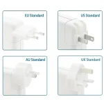 A1424 85W 20V 4.25A 5 Pin MagSafe 2 Power Adapter for MacBook, Cable Length: 1.6m, US Plug(White) - Image 4