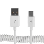 USB-C / Type-C 3.1 to USB 2.0 Spring Data Sync Charge Cable, Cable Length: 3m - Image 2