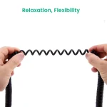 USB-C / Type-C 3.1 to USB 2.0 Spring Data Sync Charge Cable, Cable Length: 3m - Image 4