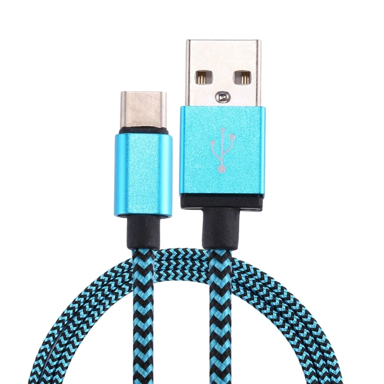S-MBC-0239L_1.webp 1m Woven Style USB-C / Type-C 3.1 to USB 2.0 Data Sync Charge Cable - Image 3
