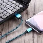 1m Woven Style USB-C / Type-C 3.1 to USB 2.0 Data Sync Charge Cable - Image 9