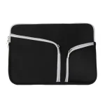 Double Pocket Zip Handbag Laptop Bag for Macbook Air 13 inch - Image 3