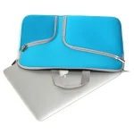Double Pocket Zip Handbag Laptop Bag for Macbook Air 13 inch - Image 8