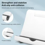 Peacock Foldable Adjustable Stand Desktop Holder for iPad Air & Air 2, iPad mini, Galaxy Tab, and other Tablet PC - Image 4