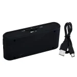 iBest Portable Stereo Rechargeable Speaker(Black) - Image 4