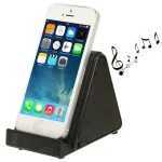 Wireless Magic Audio Amplifying Induction Speaker Holder for iPhone 5 & 5S & 5C / 4 & 4S (Black) - Image 2