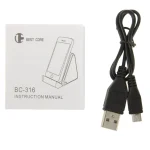 Wireless Magic Audio Amplifying Induction Speaker Holder for iPhone 5 & 5S & 5C / 4 & 4S (Black) - Image 7