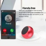 Mini Metal Wireless Bluetooth Speaker,  Hands-free, LED Indicator - Image 9