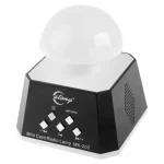 CT-0019 Multi LED Lights Speaker with FM Radio, Support TF Card(Black) - Image 3
