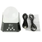 CT-0019 Multi LED Lights Speaker with FM Radio, Support TF Card(Black) - Image 6