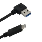 1m USB-C / Type-C 3.1 Male to USB 3.0 90 Degree Left Turn Adapter Cable - Image 3