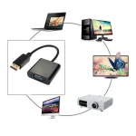 DisplayPort Male to VGA Female Adapter(Black) - Image 4