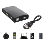 USB to 2.5mm DC Charging Cable, Length: 65cm(Black) - Image 4