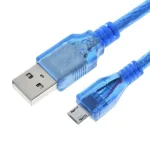 USB 2.0 to Micro USB Male Adapter Cable, Length: 30cm(Blue) - Image 2