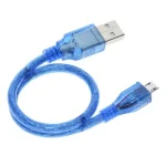 USB 2.0 to Micro USB Male Adapter Cable, Length: 30cm(Blue) - Image 3