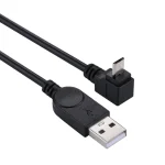 29cm 90 Degree Angle Micro USB to USB Data / Charging Cable - Image 4