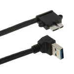 90 Degree USB 3.0 to Micro 3.0 Data Cable for Galaxy Note III / N9000, Length: 26cm - Image 2