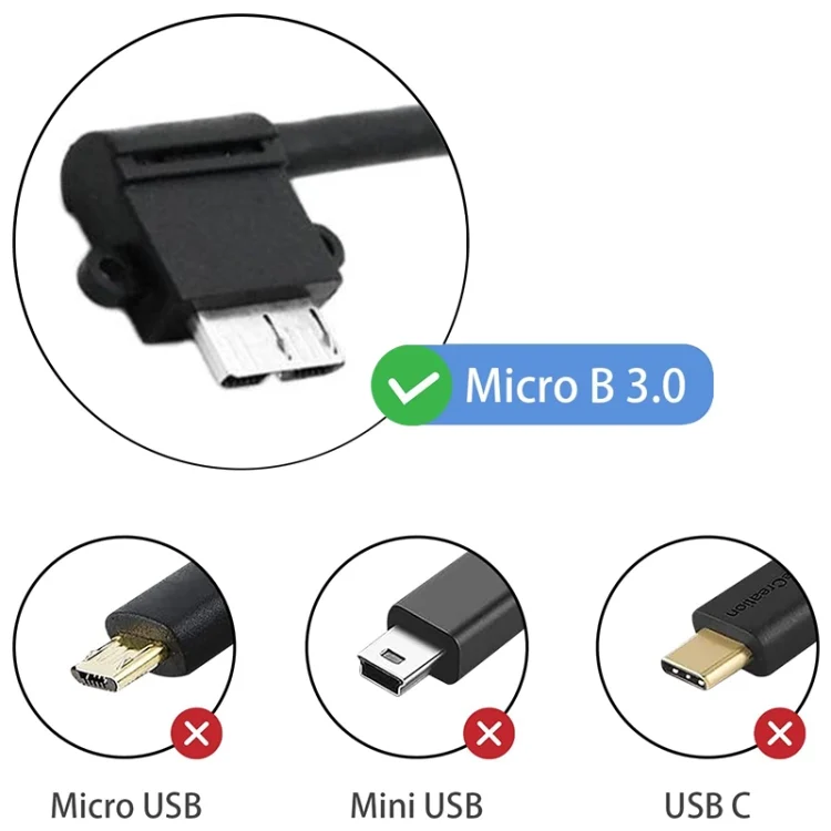 S-PC-3217_2.webp 90 Degree USB 3.0 to Micro 3.0 Data Cable for Galaxy Note III / N9000, Length: 26cm - Image 3