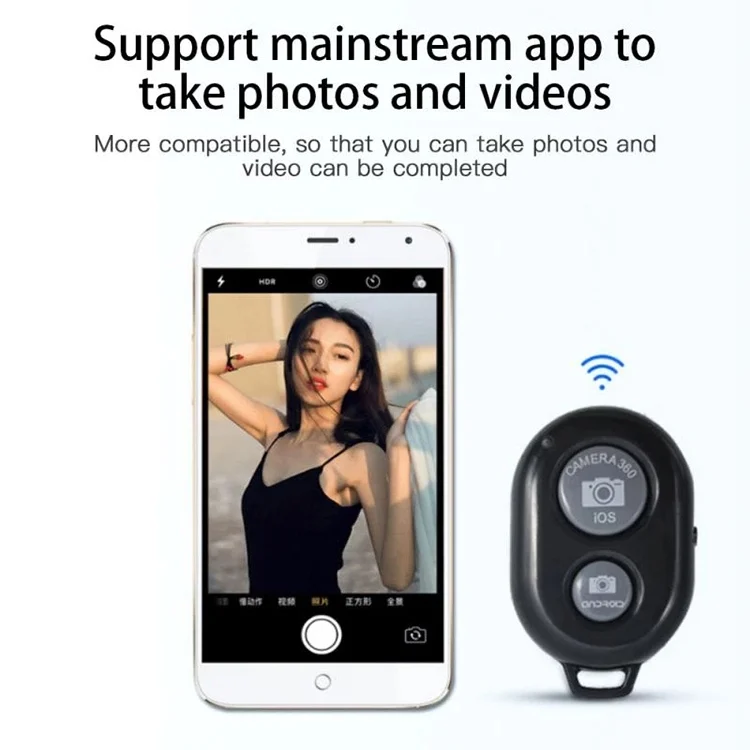 S-SCS-0460B_4.webp BRCMCOM Chip Universal Bluetooth 3.0 Remote Shutter Camera Control Self-timer, Black, Blue, Red, Green, Yellow, White - Image 5