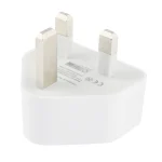 UK Plug 5V 2.1A Dual Port USB Charge Adapter(White) - Image 3