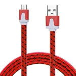 2m Woven Style Micro USB to USB Data / Charging Cable
