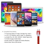 2m Woven Style Micro USB to USB Data / Charging Cable - Image 7