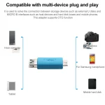 Micro USB 3.0 to USB 3.0 AF Adapter with OTG Function, For Galaxy Note III / N9000 - Image 3