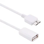 21cm Micro USB 3.0 Male to USB 2.0 Female OTG Converter Adapter Cable(White) - Image 4