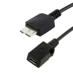 USB AF to Micro USB 3.0 + Micro USB 2.0 Cable for Galaxy Note III / N9000, Length: 20cm (Black) - Image 3