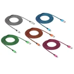 2m Woven Style Micro USB to USB 2.0 Data / Charger Cable - Image 2