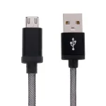 25cm Net Style Metal Head Micro USB to USB 2.0 Data / Charger Cable - Image 6