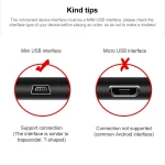 USB Retractable Data & Charger Cable for Motorola V3 / Mobile Phone / MP3 / MP4 / Digital Camera / GPS, Length: 10cm (Can be Extended to 80cm),  Black, USB 2.0 to Mini 5 Pin, USB 1.1 to Mini 5 Pin - Image 5