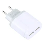 5V 2A EU Plug Dual USB Charger Adapter - Image 3