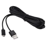 3m Micro USB Port USB Data Cable(Black) - Image 2