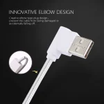 1.2m 2A 90 Copper Wires Woven Elbow USB-C / Type-C 3.1 to USB 2.0 Data / Charger Cable - Image 4