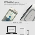 NILLKIN MC1 CE / RoHs / FCC Certificated QI Standard Wireless Charging Transmitter + Bluetooth Speaker, EU Plug , For iPhone, Galaxy, Sony, Lenovo, HTC, Huawei, Google, LG, Xiaomi, other Smartphones - Image 10