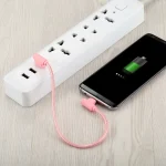 25cm USB to USB-C / Type-C Nylon Weave Style Double Elbow Charging Cable, 25cm Type-C - Image 6