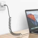 USB-C / Type-C Male to USB-C / Type-C Female Spring Data Cable, Does not Support iOS - Image 4