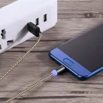 360 Degree Rotation 1m Weave Style Micro USB to USB 2.0 Strong Magnetic Charger Cable with LED Indicator - Image 5